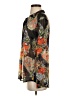 CAbi 100% Polyester Floral Black Long Sleeve Blouse Size XS - photo 5