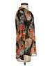 CAbi 100% Polyester Floral Black Long Sleeve Blouse Size XS - photo 4