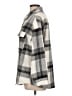 Assorted Brands 100% Polyester Plaid Gray Coat Size L - photo 5