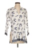 Barbara Gerwit 100% Cotton Ivory 3/4 Sleeve Blouse Size S - photo 1