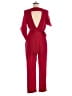 Adelyn Rae 100% Polyester Solid Red Jumpsuit Size M - photo 2