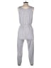 Ambiance Solid Gray Jumpsuit Size S - photo 2