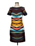 Maia Graphic Teal Casual Dress Size 8 - photo 1