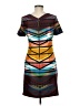 Maia Graphic Teal Casual Dress Size 8 - photo 2