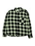 Zara Checkered-gingham Green Long Sleeve Button-Down Shirt Size 13 - 14 - photo 1