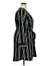 Express 100% Polyester Stripes Green Casual Dress Size XL - photo 4