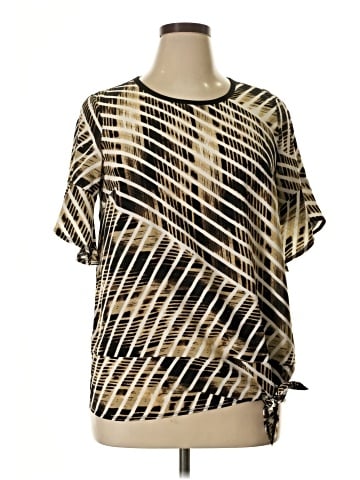 Draper's & Damon's Short Sleeve Blouse (view 1)