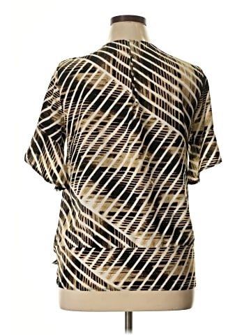 Draper's & Damon's Short Sleeve Blouse (view 2)