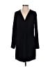 Just Fab 100% Polyester Solid Black Casual Dress Size S - photo 1