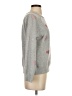 Caslon Hearts Gray Sweatshirt Size XS - photo 4
