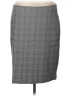 Elle Plaid Gray Formal Skirt Size L - photo 1