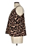 Hayden 100% Polyester Brown Sleeveless Blouse Size L - photo 5