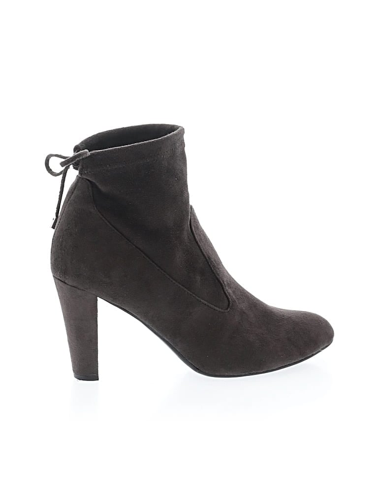 Pre-owned Unisa Ankle Boots In Brown