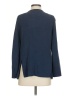 Basix 100% Silk Blue Silk Blazer Size XS - photo 2
