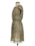 MICHAEL Michael Kors 100% Polyester Metallic Tan Cocktail Dress Size 2 - photo 5