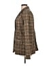 J.Jill Plaid Brown Coat Size L (tall) - photo 5