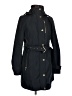 MICHAEL Michael Kors 100% Polyester Black Blue Trenchcoat Size S - photo 1