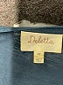 Deletta 100% Cotton Blue 3/4 Sleeve Blouse Size XS - photo 7