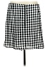 Lilis Closet Checkered-gingham Gray Black Casual Skirt Size M - photo 2