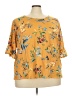 Westport Yellow Short Sleeve Blouse Size 3X - photo 1