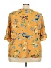 Westport Yellow Short Sleeve Blouse Size 3X - photo 2