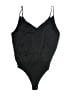 Express 100% Polyester Black Bodysuit Size XS - photo 2