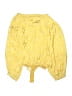 Unbranded 100% Polyester Yellow Long Sleeve Blouse Size XS - photo 2