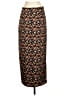 Jason Wu 100% Polyester Print Brown Casual Skirt Size S - photo 2