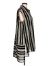 Worthington 100% Polyester Stripes Gray Yellow Sleeveless Blouse Size L - photo 4