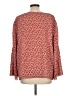 Max Studio 100% Polyester Red Long Sleeve Blouse Size L - photo 2