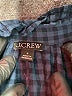 J.Crew Checkered-gingham Blue Long Sleeve Button-Down Shirt Size 4 - photo 4