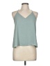 Wet Seal 100% Polyester Teal Sleeveless Blouse Size M - photo 1