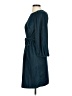 Ann Taylor 100% Polyester Solid Teal Casual Dress Size 0 - photo 5