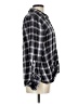 Blue Rain 100% Rayon Plaid Black Purple Long Sleeve Blouse Size L - photo 4