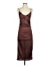 Zara 100% Polyester Brown Cocktail Dress Size S - photo 1