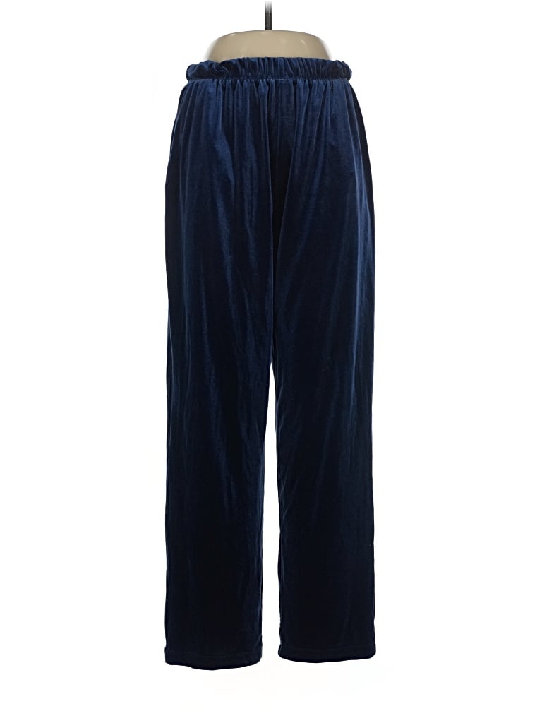 Pre-owned Lands' End Casual Pants In Blue