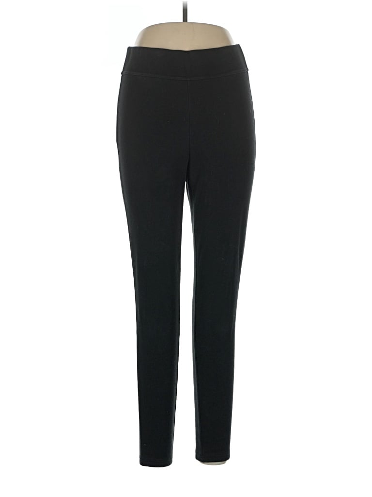 Pre-owned Lands' End Active Pants In Black