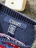 Chaps Print Blue Pullover Sweater Size XL - photo 7