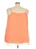 Lane Bryant 100% Polyester Orange Sleeveless Blouse Size 24 - photo 2
