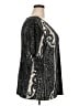 Jaclyn Smith Paisley Black Short Sleeve Henley Size 2X - photo 4