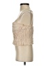 Zara Tan Orange Sleeveless Blouse Size S - photo 5