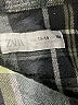 Zara Plaid Green Long Sleeve Button-Down Shirt Size 13 - 14 - photo 3