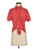 Nine West Red Short Sleeve Blouse Size XS - photo 1