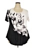 Unbranded Black Short Sleeve Top Size 2X - photo 1