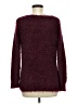 NY Collection Tweed Burgundy Pullover Sweater Size M - photo 2