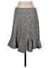 Tibi Chevron-herringbone Gray Casual Skirt Size 4 - photo 1