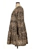 Unbranded 100% Polyester Animal Print Brown Tan Casual Dress Size XL - photo 5