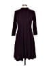 Studio One Burgundy Casual Dress Size L (petite) - photo 1