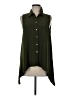 MICHAEL Michael Kors Green Sleeveless Blouse Size M - photo 1
