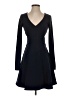 Halston Heritage Solid Black Cocktail Dress Size 0 - photo 1